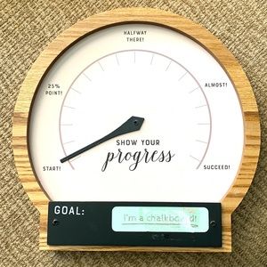 Chalkboard “Goal” Decor